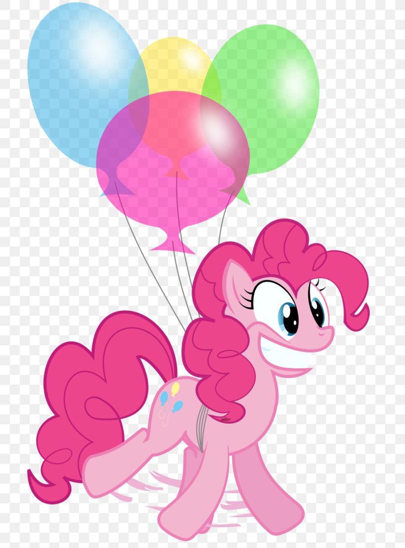 Pinkie Pie Balloon Pony Clip Art, PNG, 720x1111px, Watercolor, Cartoon, Flower, Frame, Heart Download Free