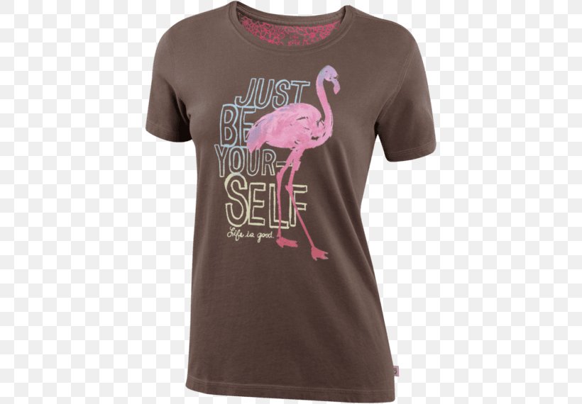 T-shirt Neck Sleeve Water Bird, PNG, 570x570px, Tshirt, Bird, Clothing, Neck, Pink Download Free