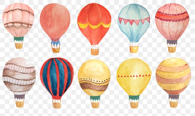 Watercolor Painting Hot Air Balloon, PNG, 836x500px, Watercolor Painting, Balloon, Drawing, Hot Air Balloon, Hot Air Ballooning Download Free