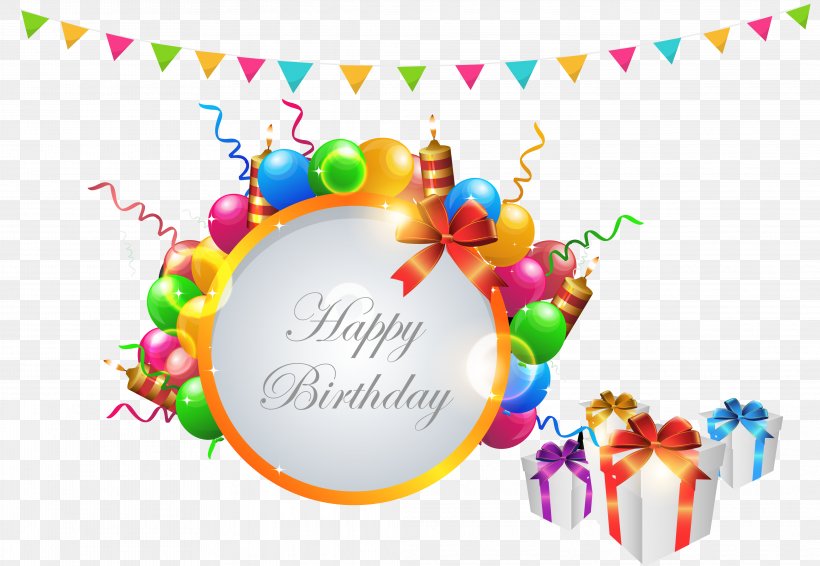 Graphic Design Birthday, PNG, 4159x2875px, Birthday, Balloon, Designer, Gratis, Happy Birthday To You Download Free