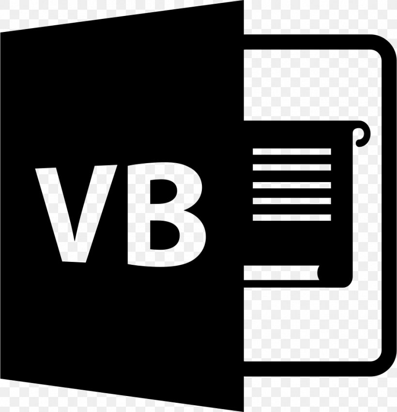 Visual Basic .NET, PNG, 944x980px, Visual Basic, Area, Basic, Black And White, Brand Download Free