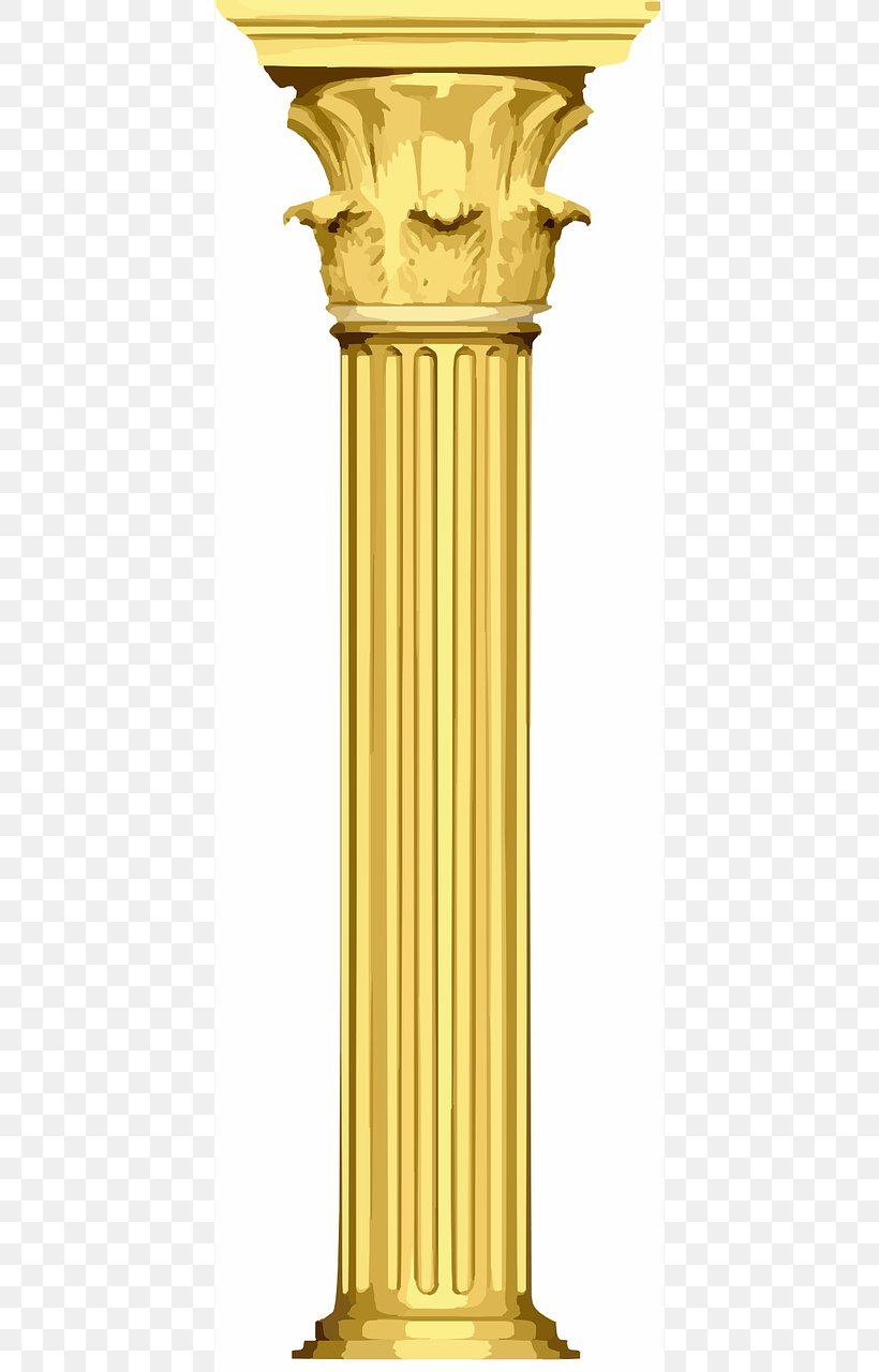 Column Classical Order Clip Art, PNG, 640x1280px, Column, Ancient Roman Architecture, Baas, Classical Order, Drawing Download Free