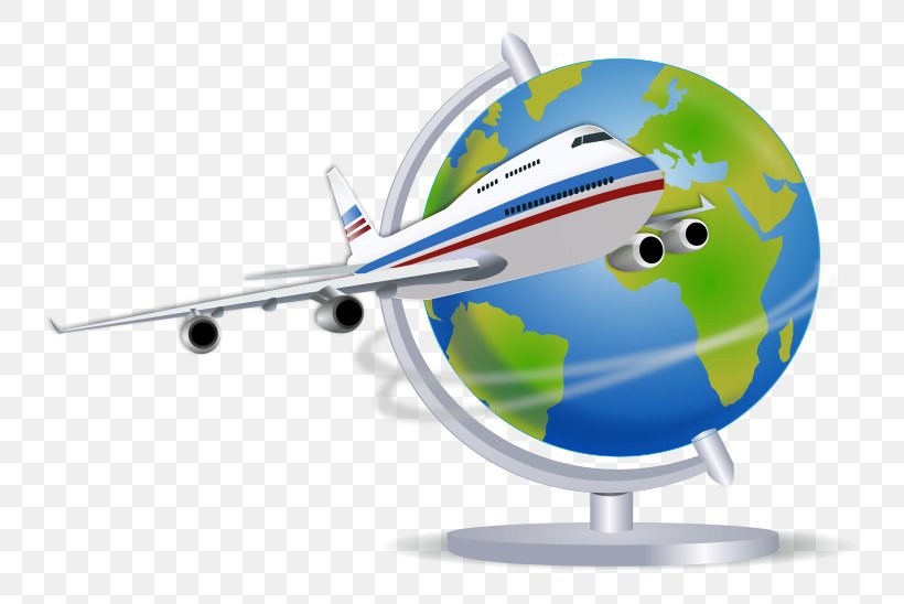 Globe Air Travel Clip Art, PNG, 800x548px, Globe, Aerospace Engineering, Air Travel, Aircraft, Airplane Download Free