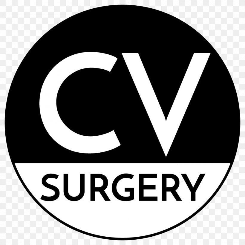 Logo Surgeon Cardiac Surgery Curriculum Vitae, PNG, 1000x1000px, Logo, Area, Black And White, Brand, Cardiac Surgery Download Free