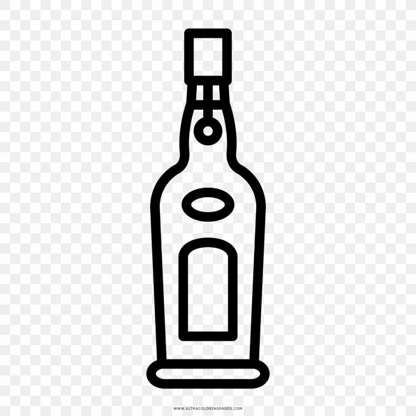 Port Wine Bottle Liqueur Drawing, PNG, 1000x1000px, Wine, Beer, Beer Bottle, Black And White, Bottle Download Free