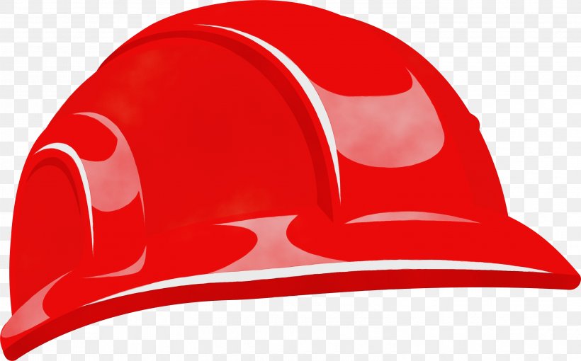 Red Batting Helmet Cap Headgear Hat, PNG, 3001x1867px, Watercolor, Batting Helmet, Cap, Fashion Accessory, Hard Hat Download Free