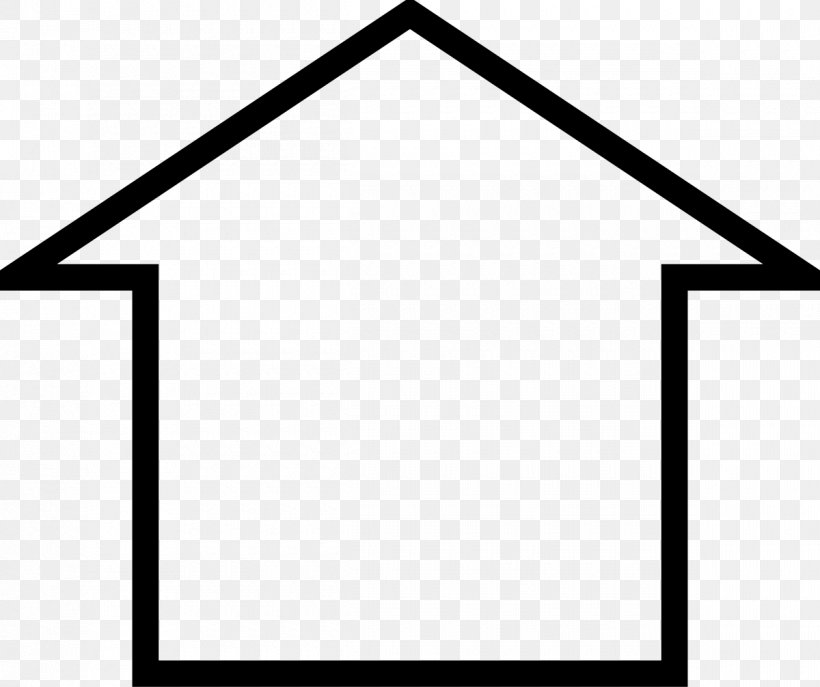 White House Outline Clip Art, PNG, 1200x1006px, House, Area, Black, Black And White, Document Download Free