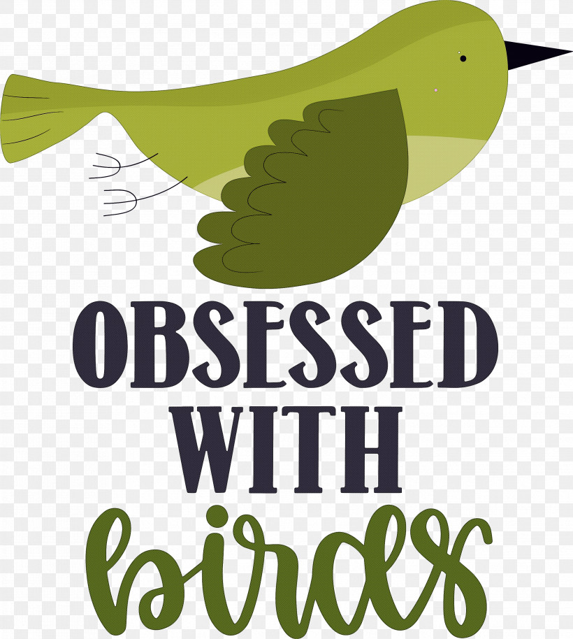 Obsessed With Birds Bird Birds Quote, PNG, 2691x3000px, Bird, Beak, Birds, Green, Leaf Download Free