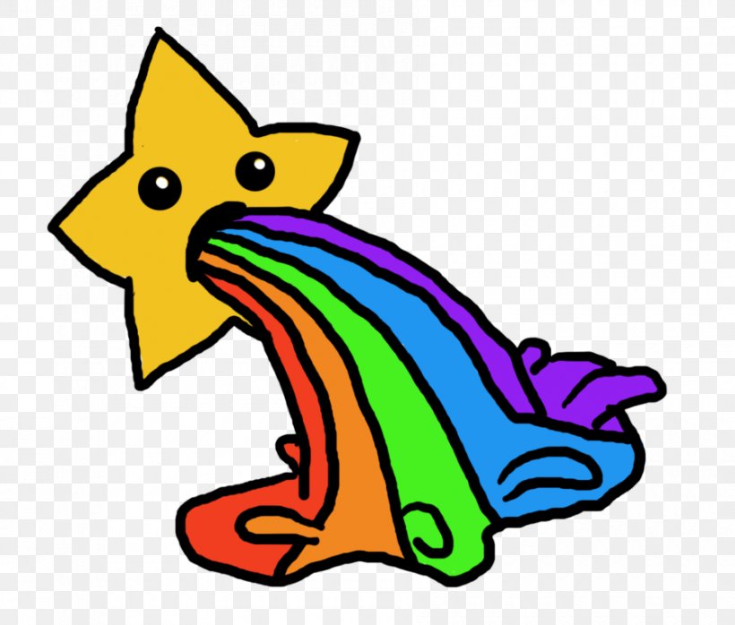 Rainbow Puke Emoji Clip Art, PNG, 900x767px, Rainbow Puke, Animal Figure, Artwork, Beak, Carnivoran Download Free