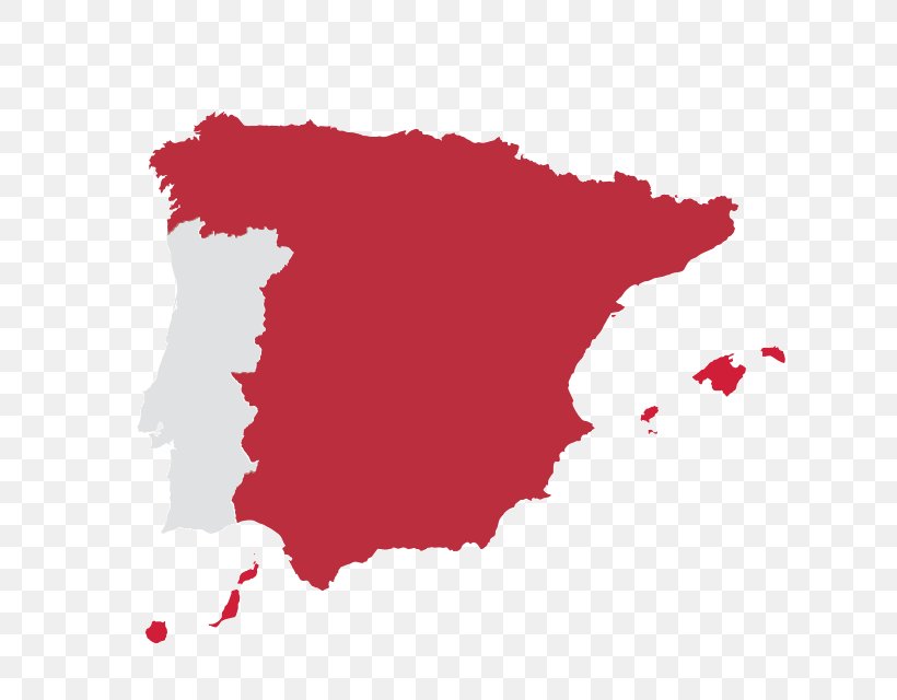 Spain Vector Graphics Map Stock Photography Image, PNG, 640x640px, Spain, Blank Map, Map, Photography, Red Download Free
