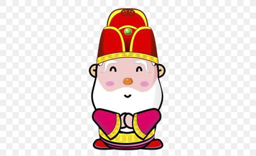 Caishen Chinese New Year Cartoon, PNG, 532x501px, Caishen, Bainian, Cartoon, Chinese New Year, Christmas Download Free