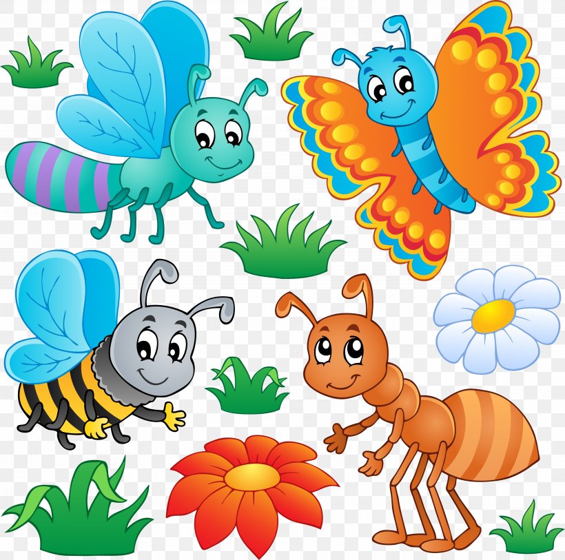 Insect Clip Art, PNG, 3976x3944px, Insect, Animal Figure, Art, Artwork, Baby Toys Download Free