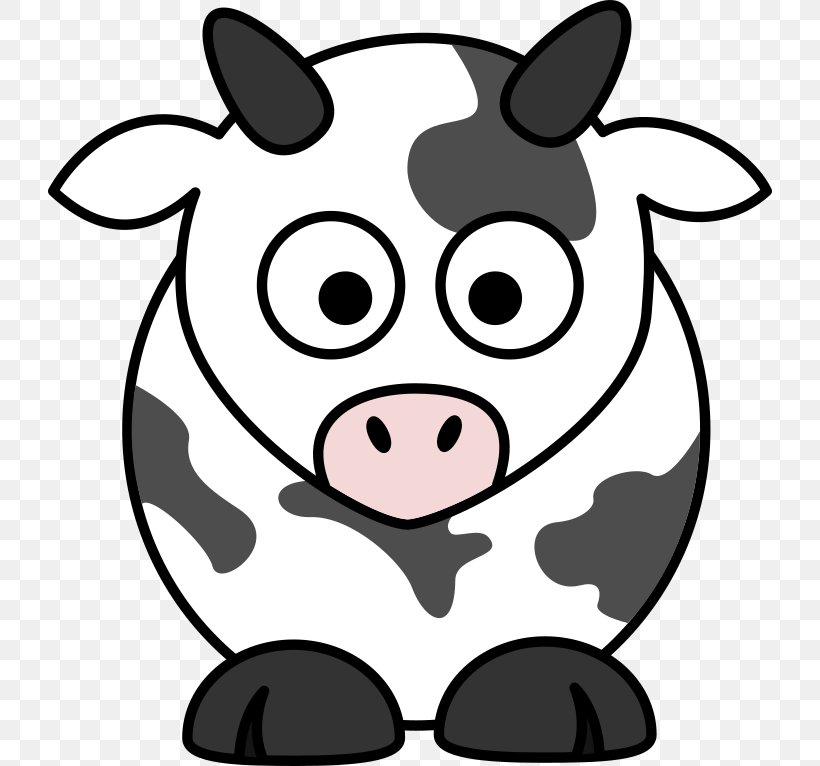 Lakenvelder Cattle Drawing Cartoon Clip Art, PNG, 724x766px, Lakenvelder Cattle, Art, Artwork, Black, Black And White Download Free