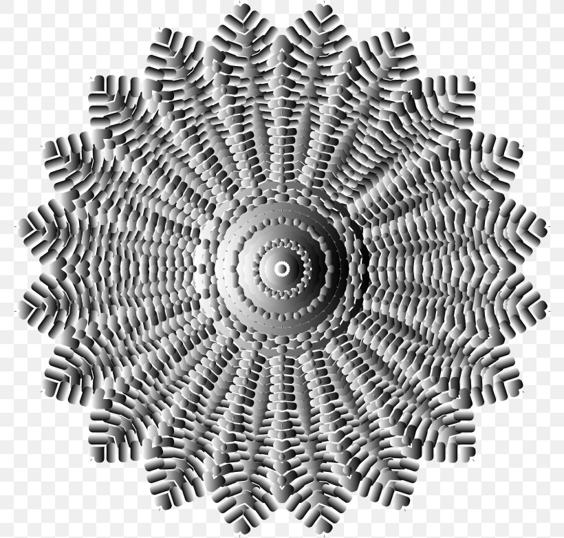 Mandala Vector Graphics Illustration Image Symbol, PNG, 782x782px, Mandala, Black And White, Chakra, Coloring Book, Drawing Download Free