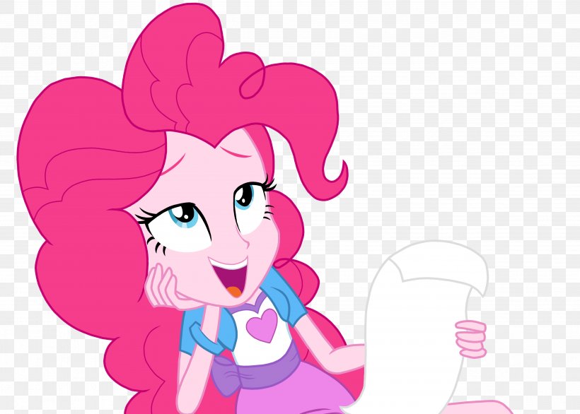 Pinkie Pie Rarity Pony Twilight Sparkle Applejack, PNG, 3597x2572px, Watercolor, Cartoon, Flower, Frame, Heart Download Free