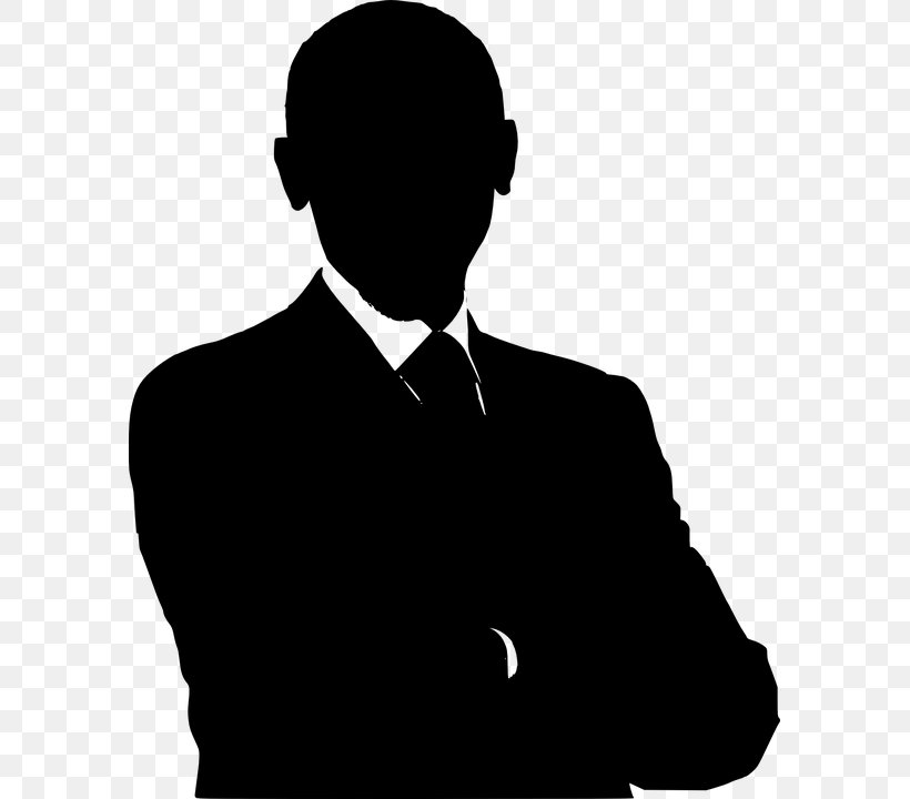 Silhouette Businessperson Clip Art, PNG, 587x720px, Silhouette, Black, Black And White, Business, Business Executive Download Free