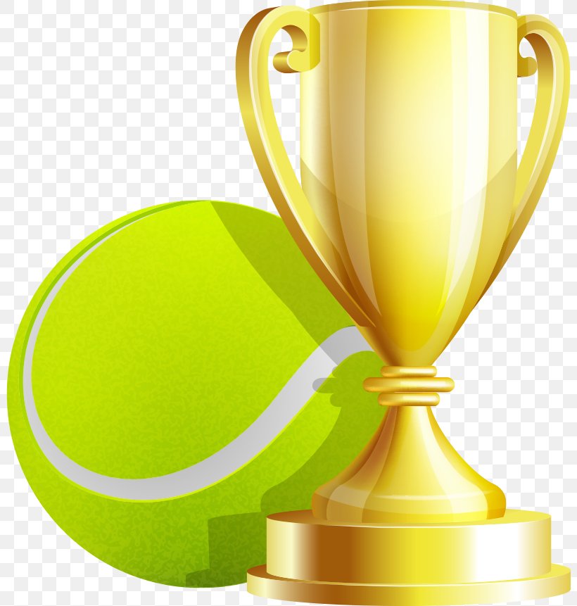 Tennis Ball Trophy Cup, PNG, 802x861px, Tennis, Award, Ball, Cup, Drinkware Download Free