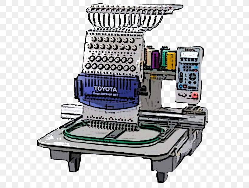 Toyota Machine Embroidery Machine Embroidery Sewing Machines, PNG, 600x621px, Toyota, Embroidery, Handsewing Needles, Machine, Machine Embroidery Download Free