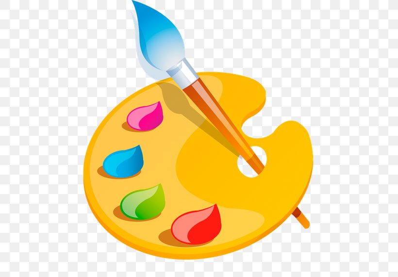 Yellow Palette Painting Spoon Clip Art, PNG, 640x571px, Yellow, Painting, Palette, Spoon Download Free