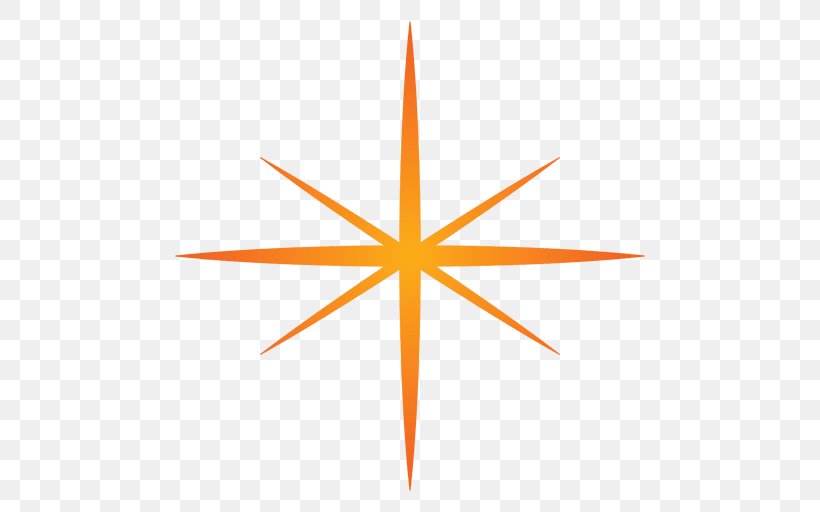 Line Angle Point Symmetry, PNG, 512x512px, Point, Leaf, Orange, Star, Symmetry Download Free