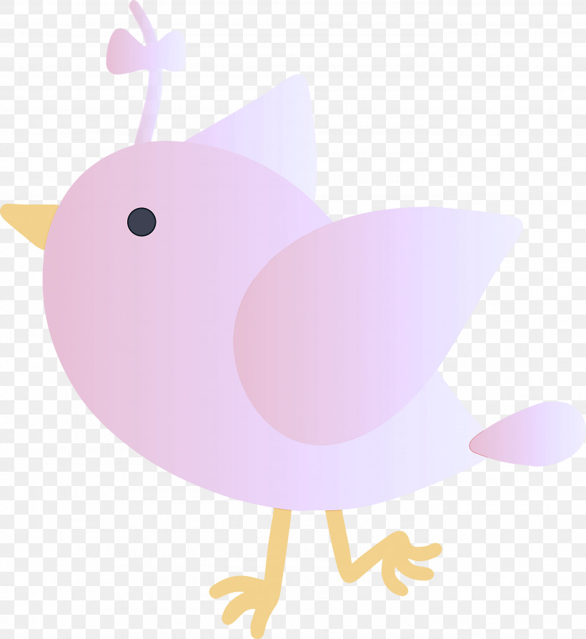 Pink Cartoon Perching Bird Bird, PNG, 2750x3000px, Cute Cartoon Bird, Bird, Cartoon, Perching Bird, Pink Download Free