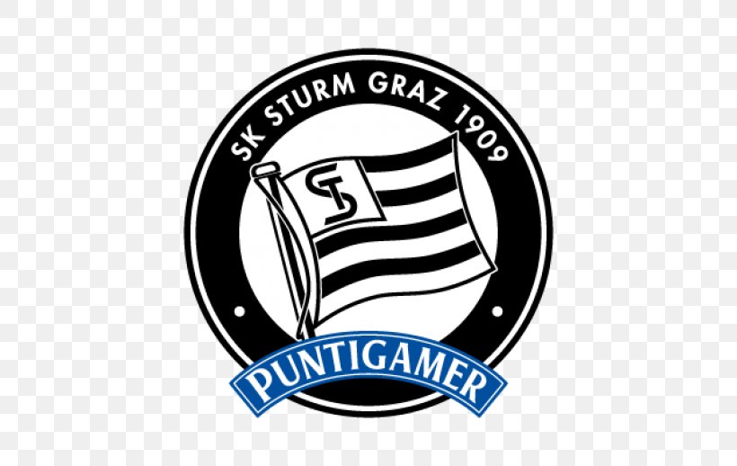 SK Sturm Graz Brewery Puntigam SV Ried Logo Emblem, PNG, 518x518px, Sk Sturm Graz, Ac Pisa 1909, Area, Brand, Emblem Download Free