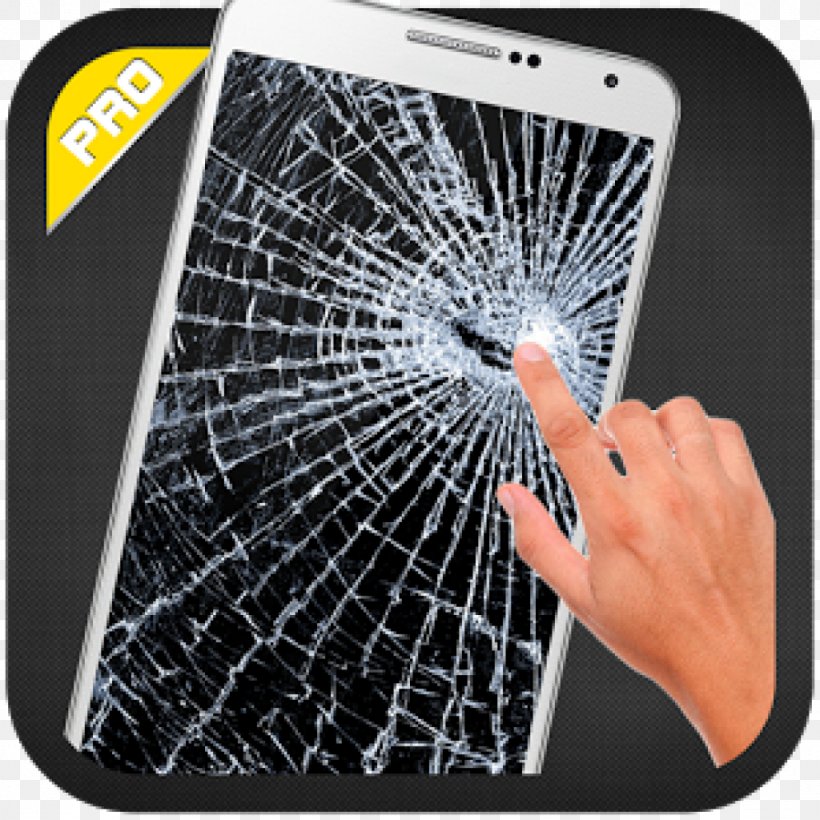 Broken Screen Prank (Smashed Screen App) Android Practical Joke, PNG, 1024x1024px, Broken Screen Prank, Android, Android Software Development, Aptoide, Bluestacks Download Free