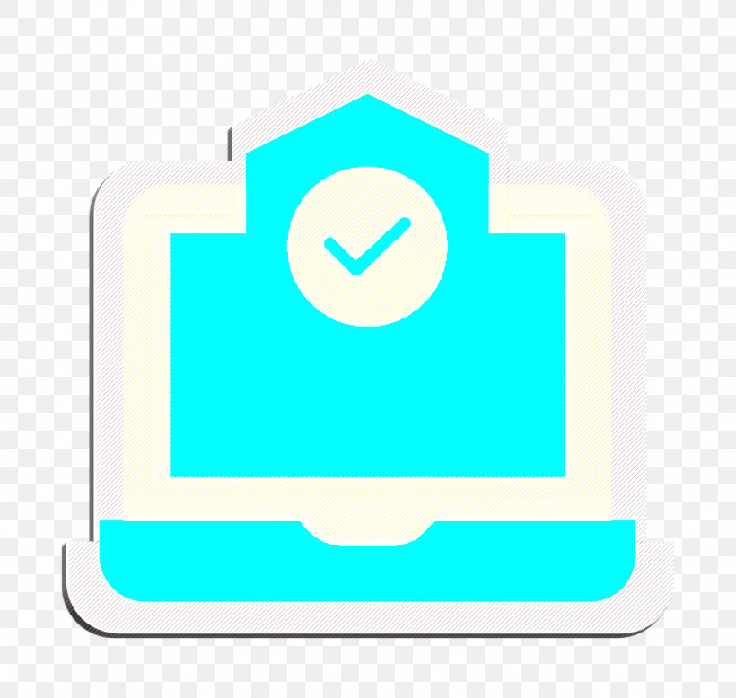 Cyber Icon Laptop Icon Shield Icon, PNG, 1298x1232px, Cyber Icon, Aqua, Azure, Blue, Circle Download Free