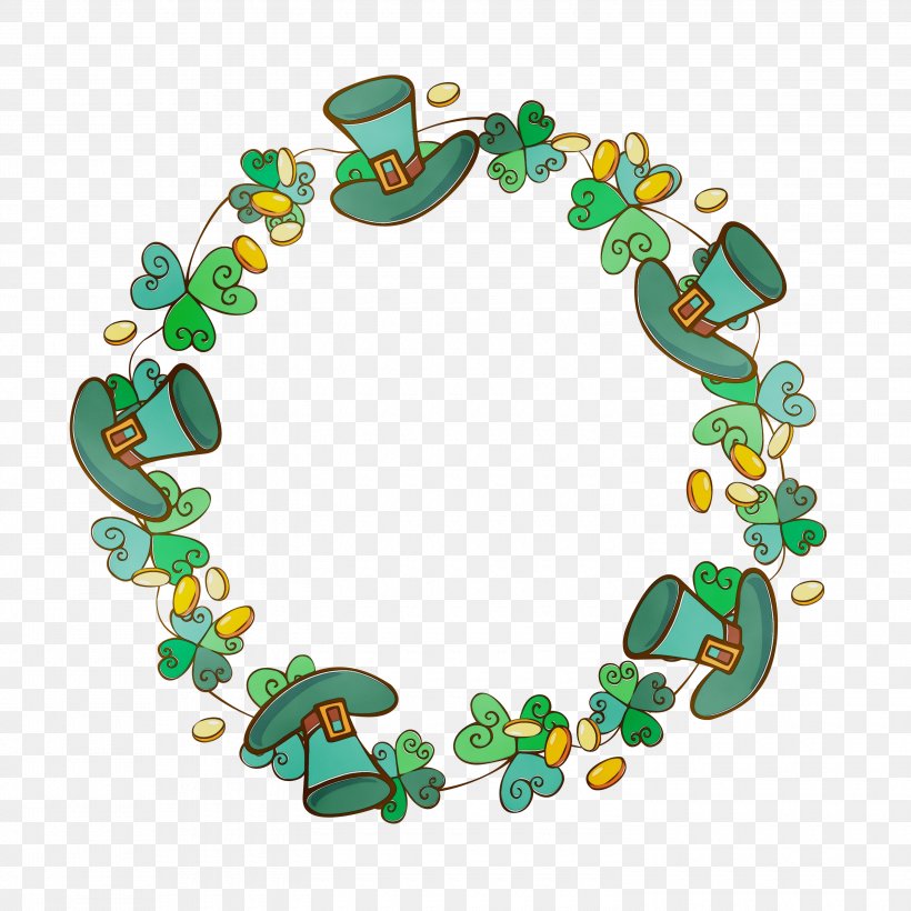 Green Circle, PNG, 3000x3000px, Body Jewellery, Bead, Bracelet, Green, Jewellery Download Free