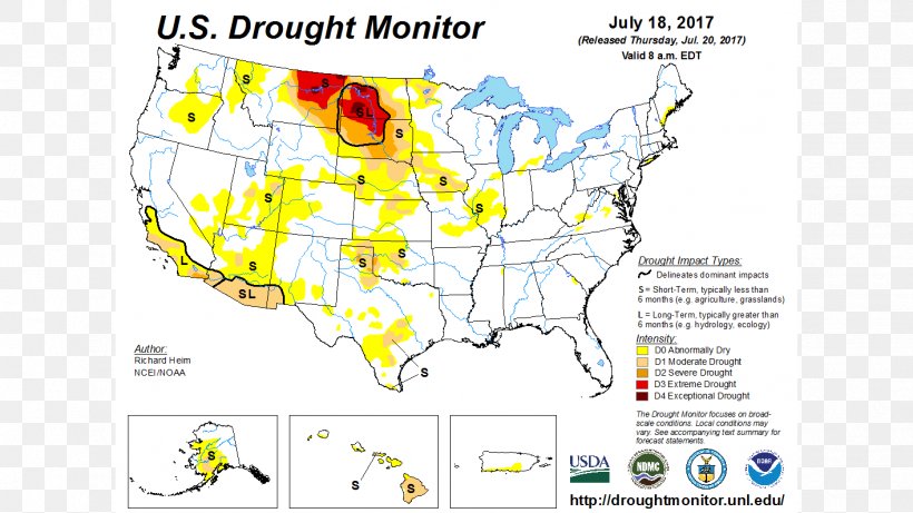 United States Drought Monitor Western United States 2012–13 North American Drought 2017–18 North American Winter, PNG, 1414x796px, 2017, 2018, United States Drought Monitor, Agriculture, Area Download Free