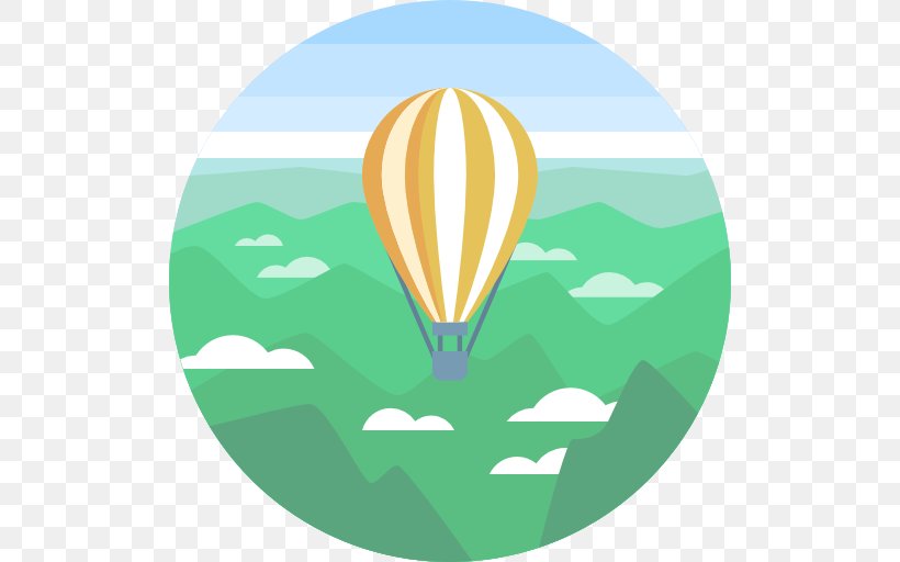Hot Air Balloon Clip Art, PNG, 512x512px, Hot Air Balloon, Avatar, Balloon, Grass, Green Download Free
