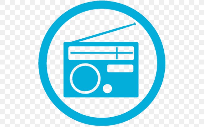 Internet Radio Radio Station FM Broadcasting, PNG, 512x512px, Internet Radio, Area, Blue, Brand, Broadcasting Download Free
