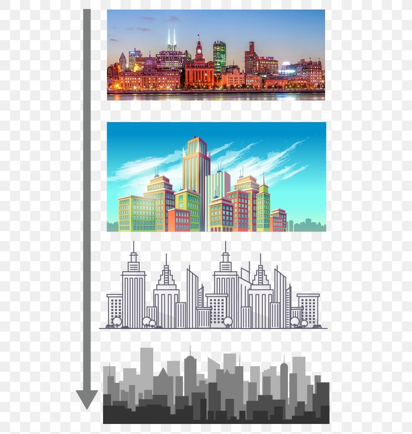 Realism Drawing, PNG, 550x864px, Realism, Building, City, Cityscape, Daytime Download Free