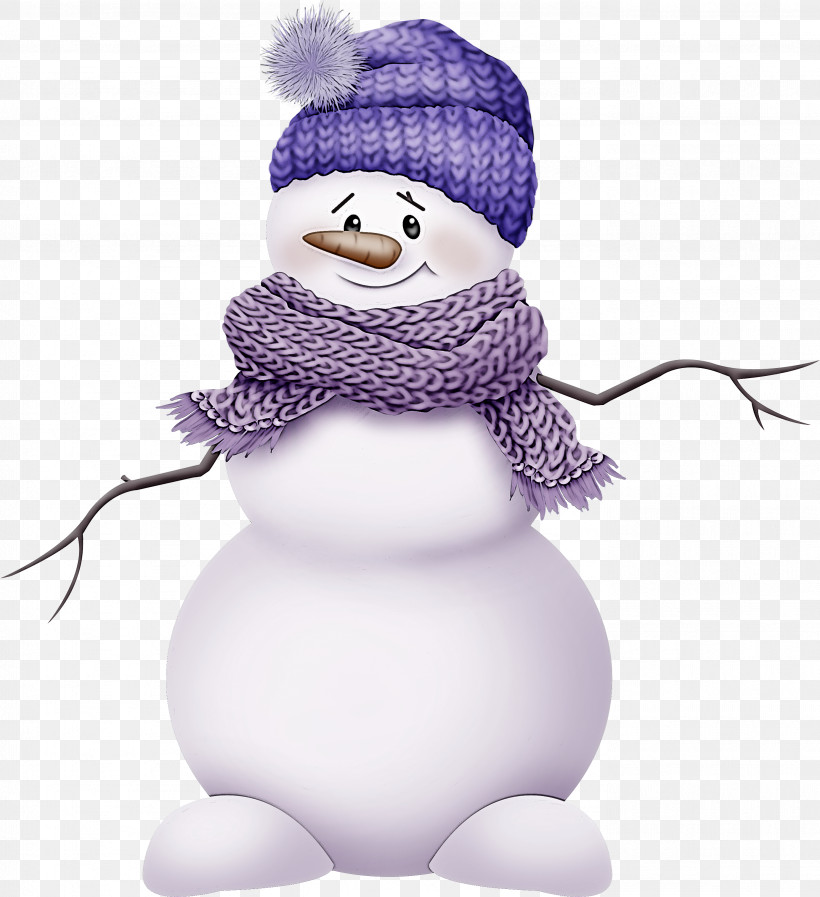 Snowman, PNG, 2769x3030px, Snowman, Purple, Snow, Violet Download Free