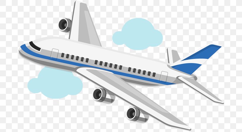 Airplane Aircraft Cartoon Drawing Clip Art, PNG, 700x450px, Airplane, Aerospace Engineering, Air Travel, Airbus, Aircraft Download Free