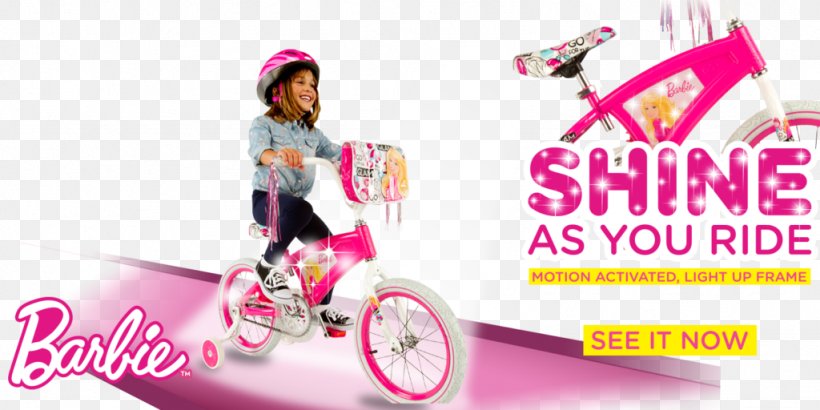 Bicycle Barbie Dynacraft BSC Cycling BMX, PNG, 1024x512px, Bicycle, Advertising, Barbie, Bicycle Accessory, Bmx Download Free