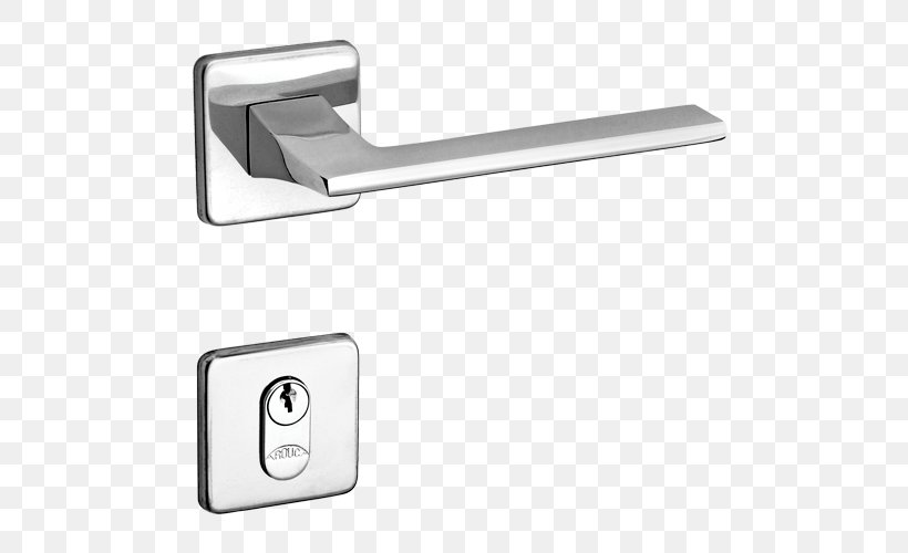 Builders Hardware Window Door Handle Key, PNG, 500x500px, Builders Hardware, Arouca Fechaduras, Bathroom, Chrome Plating, Door Download Free