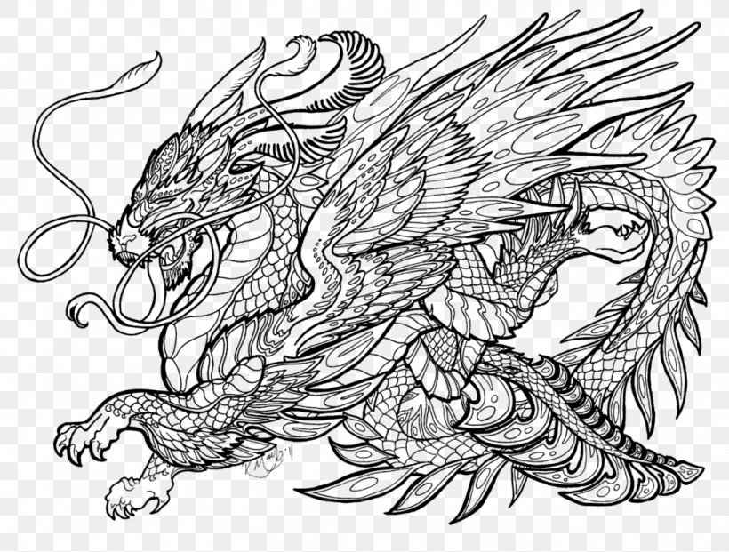 Coloring Book Dragon Fairy Tale Adult Child, PNG, 1026x778px, Coloring Book, Adult, Artwork, Black And White, Book Download Free