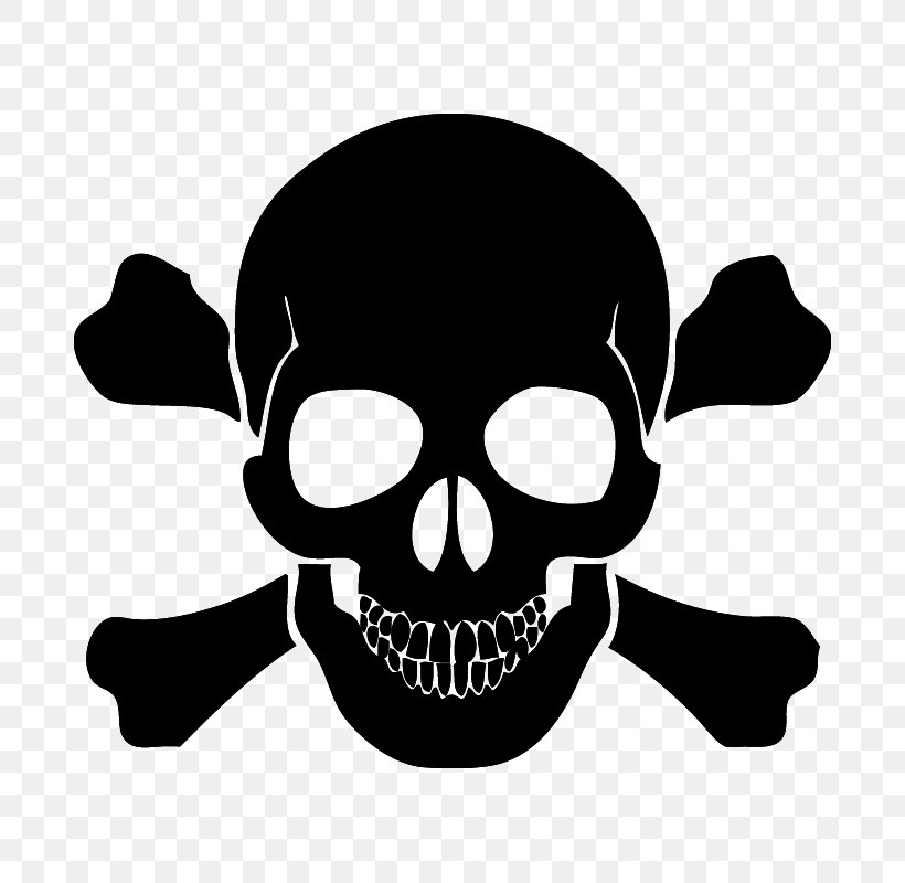 Skull And Bones Skull And Crossbones Human Skull Symbolism, PNG, 800x800px, Skull And Bones, Black And White, Bone, Creative Market, Head Download Free