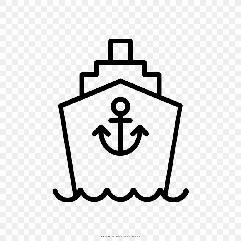 Cruise Ship Drawing Transport Clip Art, PNG, 1000x1000px, Ship, Area, Black And White, Boat, Brand Download Free