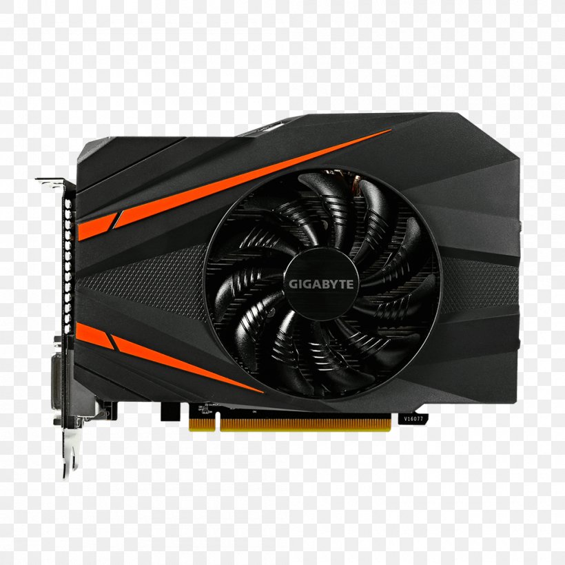 Graphics Cards & Video Adapters NVIDIA GeForce GTX 1060 GDDR5 SDRAM Gigabyte Technology 英伟达精视GTX, PNG, 1000x1000px, Graphics Cards Video Adapters, Atx, Computer Component, Computer Cooling, Computer Hardware Download Free