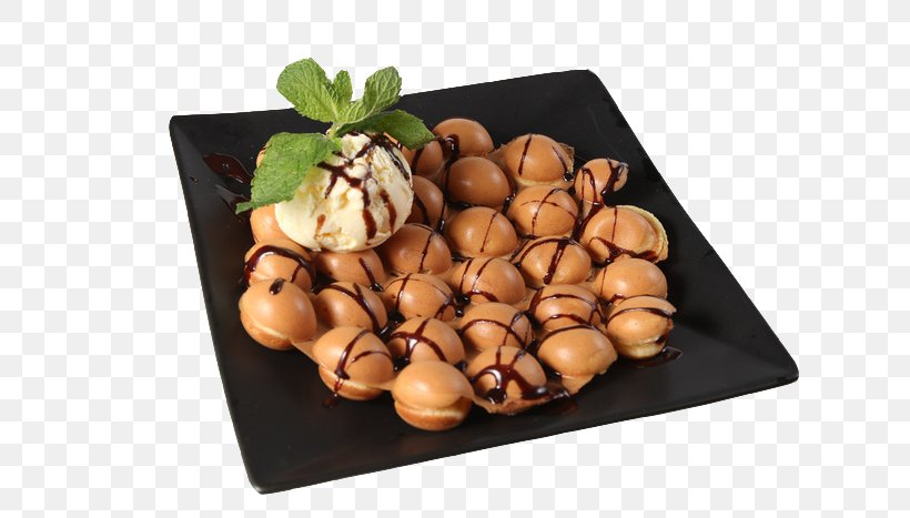 Ice Cream Egg Waffle Street Food, PNG, 700x467px, Ice Cream, Cake, Chicken Egg, Chocolate, Dish Download Free