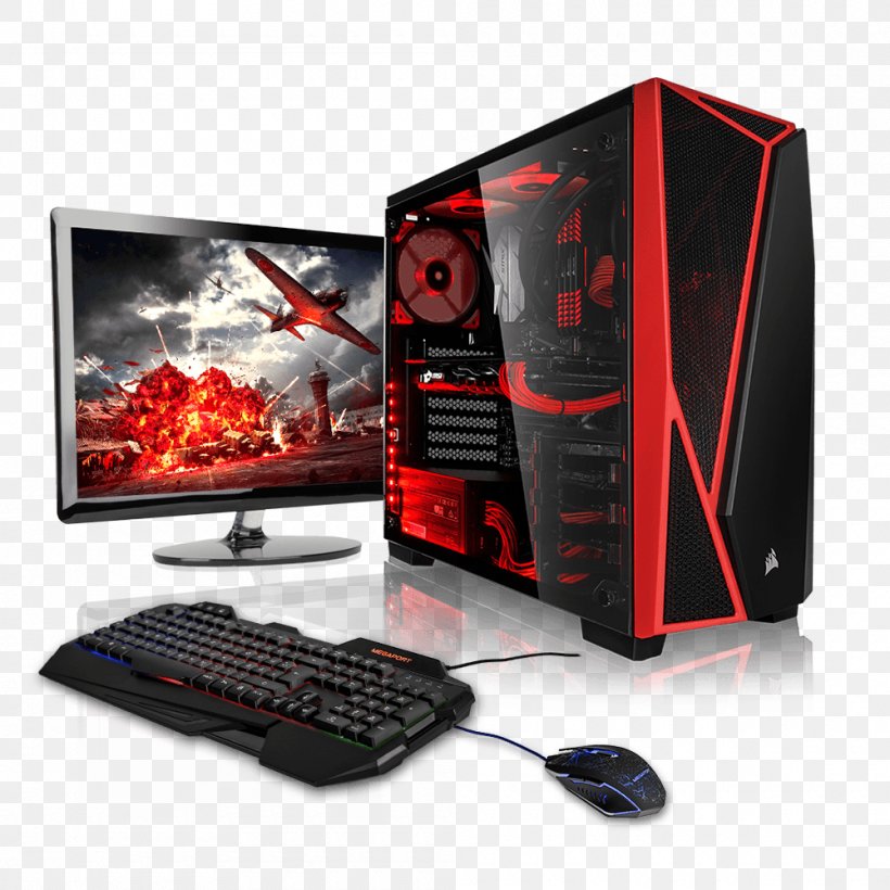 Megaport PC Gamer AMD FX-6100 Gaming Computer Desktop Computers Computer Cases & Housings, PNG, 1000x1000px, Gaming Computer, Amd Fx, Computer, Computer Accessory, Computer Cases Housings Download Free