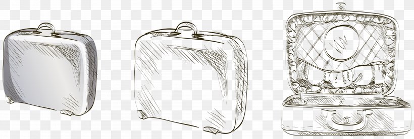Travel Suitcase Vecteur, PNG, 4604x1560px, Travel, Bag, Baggage, Body Jewelry, Jewellery Download Free