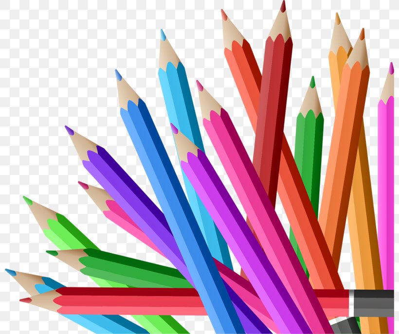 Colored Pencil Drawing Clip Art, PNG, 800x687px, Colored Pencil, Art, Blue Pencil, Color, Crayon Download Free