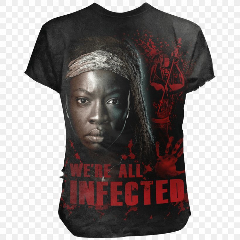 The Walking Dead: Michonne T-shirt The Walking Dead: Michonne The Walking Dead, PNG, 850x850px, Walking Dead, Amc, Bluza, Brand, Character Download Free