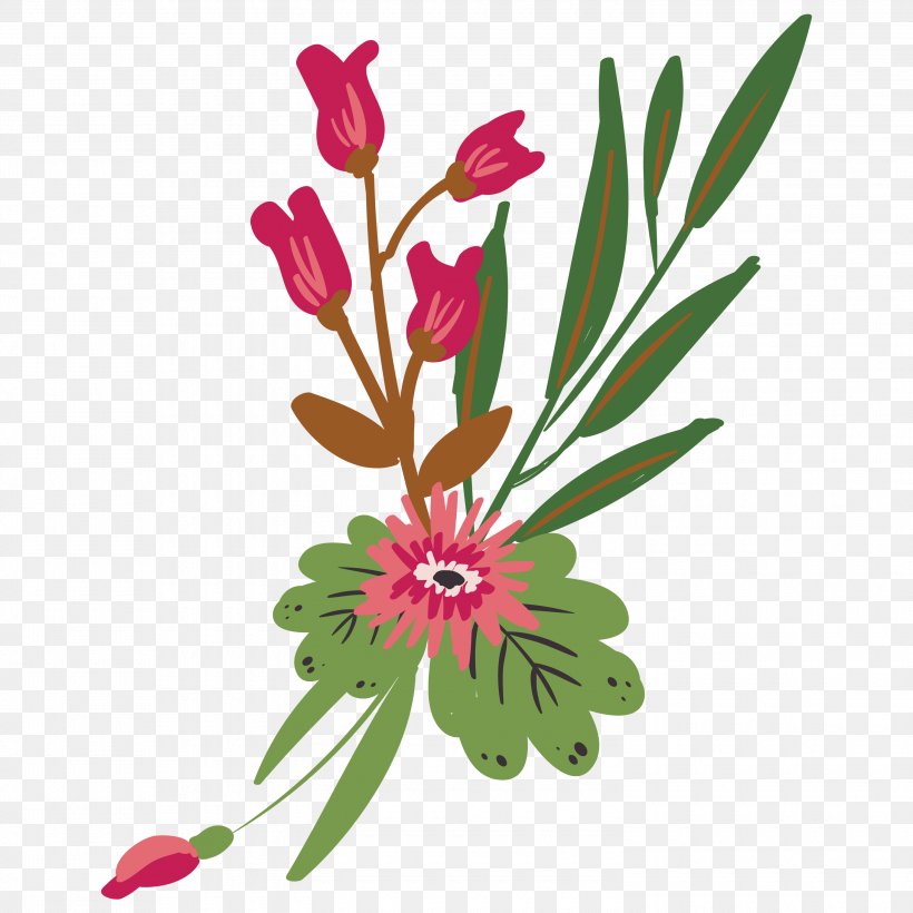 Floral Design Drawing Watercolor Painting, PNG, 3000x3000px, Floral Design, Cut Flowers, Drawing, Flora, Floristry Download Free