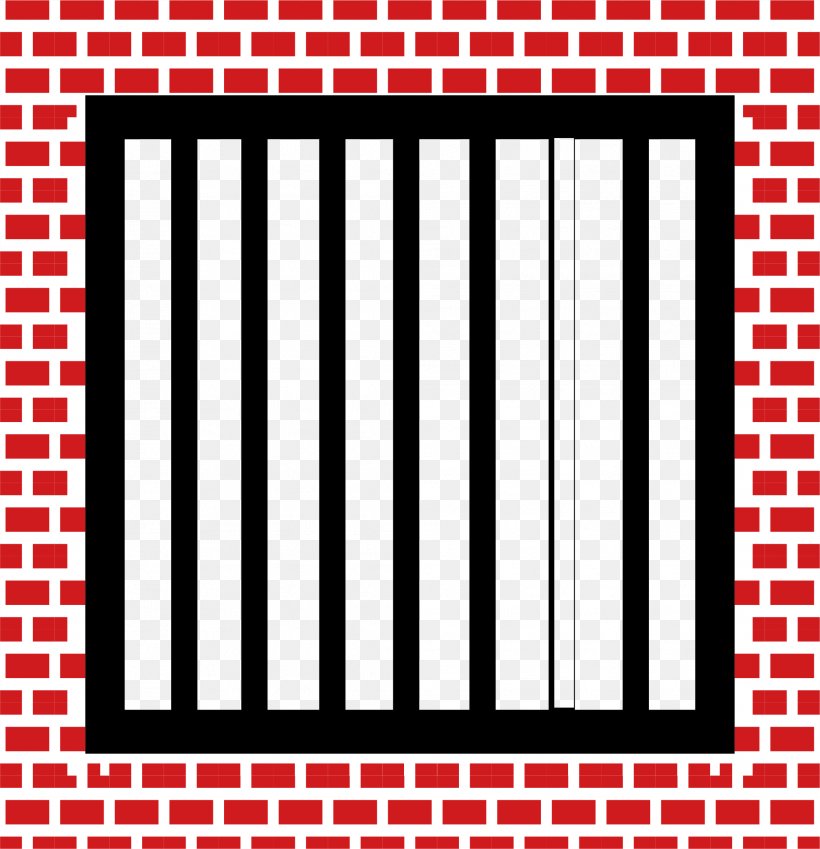 Prison Cell Royalty-free Clip Art, PNG, 2119x2195px, Prison, Area, Bar, Black And White, Cartoon Download Free