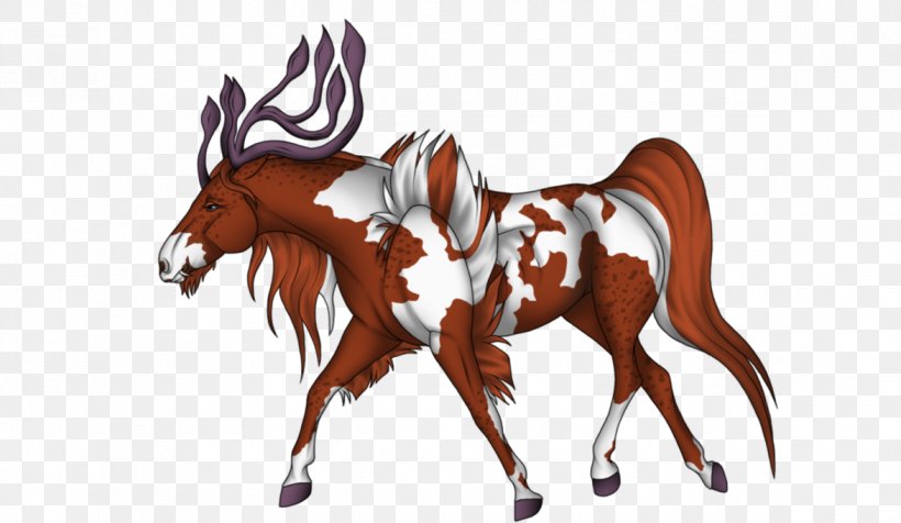 Mustang Pony Foal Stallion Reindeer, PNG, 1173x681px, Mustang, Animal, Animal Figure, Antelope, Cartoon Download Free