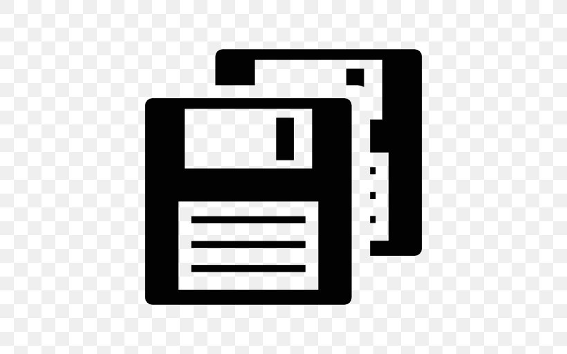 Brand Symbol Rectangle, PNG, 512x512px, Floppy Disk, Black, Brand, Compact Disc, Computer Software Download Free